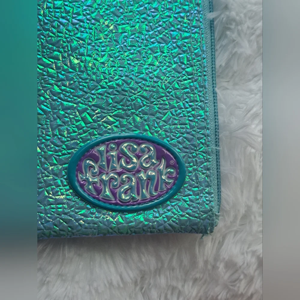 Lisa Frank Mermaid Blue Iridescent Vintage Pencil Case